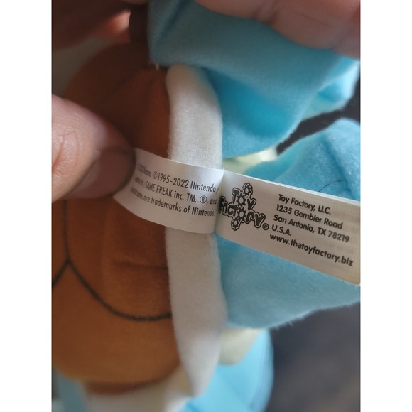 Toy Factory Squirtle‎ Plush Pokemon Stuffed Animal Toy Collectible 7" - Picture 4 of 4